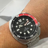 Seiko Prospex Sea Turtle Automatic Black Dial Silver Steel Strap Watch for Men - SRP789K1 Authentic Buy Shop Now