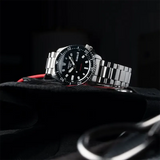 Seiko 5 Sports SKX Automatic Black Dial Silver Steel Strap Watch for Men - SRPL85K1 Authentic Buy Shop Now