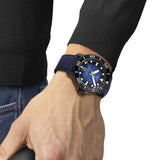Tissot Seastar 2000 Professional Powermatic 80 Blue Dial Blue Nylon Strap Watch for Men - T120.607.37.041.00 Authentic Buy Shop Now