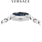 Versace Daphnis Analog Blue Dial Silver Steel Strap Watch for Women - VEOCA0124 Authentic Buy Shop Now