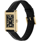 Emporio Armani Gino Black Dial Black Leather Strap Watch for Men - AR11666 Authentic Buy Shop Now