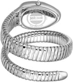 Just Cavalli Glam Evo 8 Pink Dial Silver Steel Strap Watch for Women - JC1L225M0015 Authentic Buy Shop Now