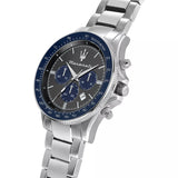Maserati SFIDA Limited Edition Chronograph Grey Dial Silver Steel Strap Watch for Men - R8873640018 Authentic Buy Shop Now