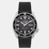 Seiko 5 Sports SKX Automatic Black Dial Black Silicone Strap Watch for Men - SRPD73K2 Authentic Buy Shop Now