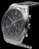 Seiko Conceptual Chronograph Grey Dial Silver Steel Strap Watch for Men - SSB455P1 Authentic Buy Shop Now
