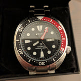 Seiko Prospex Sea Turtle Automatic Black Dial Silver Steel Strap Watch for Men - SRP789K1 Authentic Buy Shop Now