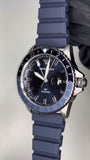 Emporio Armani World Explorer GMT Blue Dial Blue Rubber Strap Watch for Men - AR11592 Authentic Buy Shop Now