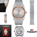 Tissot PRX Powermatic 80 18K Silver Dial Silver Steel Strap Watch for Men - T931.407.41.031.00 Authentic Buy Shop Now