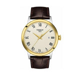 Tissot Classic Dream Ivory Dial Brown Leather Strap Watch for Men - T129.410.26.263.00 Authentic Buy Shop Now