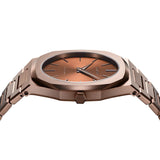 D1 Milano Ultra Thin Brown Dial Brown Steel Strap Watch for Women - D1-UTBL38 Authentic Buy Shop Now