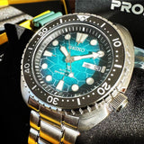 Seiko US Special Edition Automatic Green Dial Silver Steel Strap Watch for Men - SRPH57 Authentic Buy Shop Now