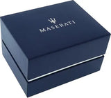 Maserati Attrazione Chronograph Blue Dial Grey Steel Strap Watch for Men - R8853151012 Authentic Buy Shop Now