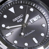 Seiko 5 Sports Automatic Grey Dial Silver Steel Strap Watch for Men - SRPE51K1 Authentic Buy Shop Now