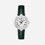 Tissot Bellissima Small Lady Mother of Pearl Dial Green Leather Strap Watch for Women - T126.010.16.113.02 Authentic Buy Shop Now