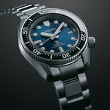 Seiko Prospex Marinemaster Automatic Scuba Divers Blue Dial Silver Steel Strap Watch for Men - SPB187J1 Authentic Buy Shop Now