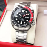 Seiko Prospex Sea Turtle Automatic Black Dial Silver Steel Strap Watch for Men - SRP789K1 Authentic Buy Shop Now
