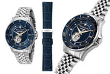 Maserati SFIDA Special Edition Automatic Blue Dial Silver Steel Strap Watch for Men - R8823140013 Authentic Buy Shop Now