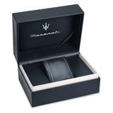 Maserati Tradizione Chronograph Blue Dial Silver Steel Strap Watch for Men - R8873646005 Authentic Buy Shop Now
