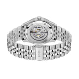 Hugo Boss Principle Skeleton Green Dial Silver Steel Strap Watch for Men - 1514236 Authentic Buy Shop Now