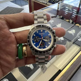 Seiko Speedtimer Solar US Special Edition Blue Dial Silver Steel Strap Watch for Men - SSC931 Authentic Buy Shop Now