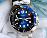 Seiko Prospex Deep Blue Batman Turtle Diver's Automatic Blue Dial Silver Steel Strap Watch for Men - SRPC25J1 Authentic Buy Shop Now