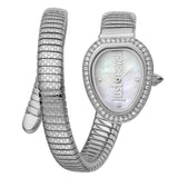 Just Cavalli Solo Mother of Pearl Dial Silver Steel Strap Watch for Women - JC1L167M0015 Authentic Buy Shop Now
