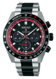 Seiko Prospex Speedtimer Solar Chronograph Datsun 240Z Collaboration Limited Edition Black Dial Two Tone Steel Strap Watch for Men - SSC957 Authentic Buy Shop Now