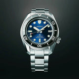 Seiko Prospex Marinemaster Automatic Scuba Divers Blue Dial Silver Steel Strap Watch for Men - SPB187J1 Authentic Buy Shop Now