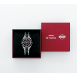 Seiko Prospex Speedtimer Solar Chronograph Datsun 240Z Collaboration Limited Edition Black Dial Two Tone Steel Strap Watch for Men - SSC957 Authentic Buy Shop Now
