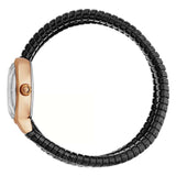 Just Cavalli Snake Black Dial Black Steel Strap Watch for Women - JC1L269M0075 Authentic Buy Shop Now