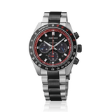 Seiko Prospex Speedtimer Solar Chronograph Datsun 240Z Collaboration Limited Edition Black Dial Two Tone Steel Strap Watch for Men - SSC957 Authentic Buy Shop Now