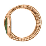 Just Cavalli Glam Evo 5 Green Dial Rose Gold Steel Strap Watch for Women - JC1L228M0055 Authentic Buy Shop Now