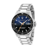 Maserati SFIDA Limited Edition Black Dial Silver Steel Strap Watch for Men - R8853140011 Authentic Buy Shop Now