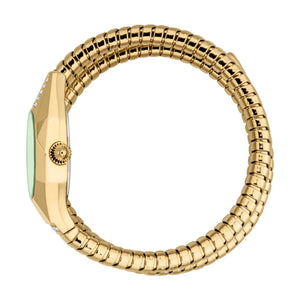 Just Cavalli Lunara Green Dial Gold Steel Strap Watch for Women - JC1L397M0045 Authentic Buy Shop Now