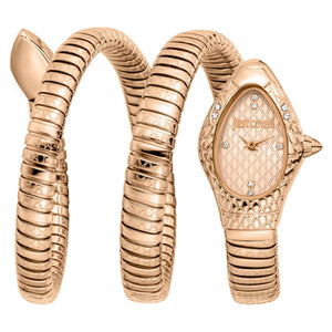 Just Cavalli Aurela Rose Gold Dial Rose Gold Steel Strap Watch for Women - JC1L374M0045 Authentic Buy Shop Now