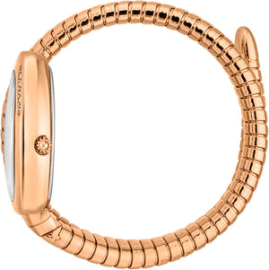 Just Cavalli Glam Evo 5 Silver Dial Rose Gold Steel Strap Watch for Women - JC1L227M0055 Authentic Buy Shop Now