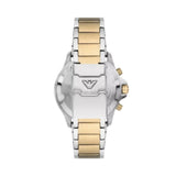 Emporio Armani Sea Explorer Chronograph Green Dial Two Tone Steel Strap Watch for Men - AR11586 Authentic Buy Shop Now