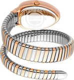 Just Cavalli Glam Evo 5 Serpente Blue Dial Two Tone Steel Strap Watch for Women - JC1L227M0085 Authentic Buy Shop Now