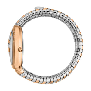 Just Cavalli Vezzoso Silver Dial Two Tone Steel Strap Watch for Women - JC1L230M0075 Authentic Buy Shop Now