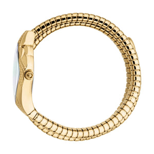 Just Cavalli Cristallo Mother of Pearl Dial Gold Steel Strap Watch for Women - JC1L307M0025 Authentic Buy Shop Now