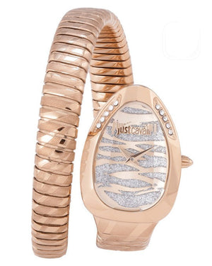 Just Cavalli Taglio White Dial Rose Gold Steel Strap Watch for Women - JC1L225M0055 Authentic Buy Shop Now