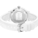Lacoste Polaroid White Dial White Rubber Strap Watch for Men - 2011130 Authentic Buy Shop Now