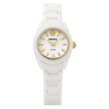 Versace DV One Mini White Dial White Ceramic Dial Watch for Women - VE9F00224 Authentic Buy Shop Now
