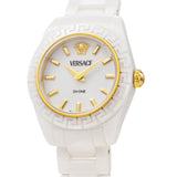Versace DV One Mini White Dial White Ceramic Dial Watch for Women - VE9F00224 Authentic Buy Shop Now