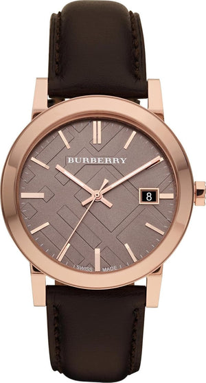 Burberry Classic Quartz Brown Dial Brown Leather Strap Watch for Men - BU9013 Authentic Buy Shop Now