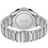 Hugo Boss Peak Chronograph Black Dial Silver Steel Strap Watch for Men - 1514191 Authentic Buy Shop Now