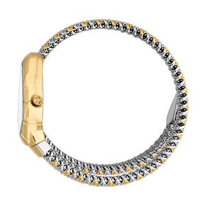 Just Cavalli Fiamma Silver Dial Two Tone Steel Strap Watch for Women - JC1L426M0055 Authentic Buy Shop Now