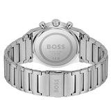 Hugo Boss Candor Chronograph Blue Dial Silver Steel Strap Watch for Men - 1514250 Authentic Buy Shop Now