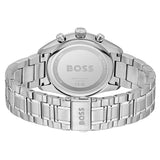 Hugo Boss Grand Prix Chronograph Black Dial Silver Steel Strap Watch for Men - 1514251 Authentic Buy Shop Now