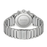 Hugo Boss Candor Chronograph Silver Dial Silver Steel Strap Watch for Men - 1514221 Authentic Buy Shop Now